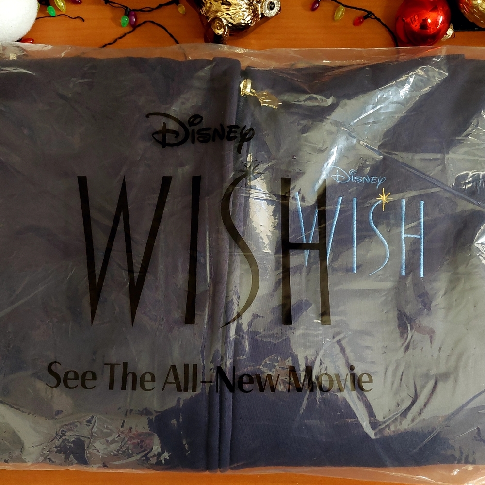 Disney's Wish movie 2023 zip up hoodie sweatshirt. NWT. With a Star zipper pull⭐ - Picture 8 of 11